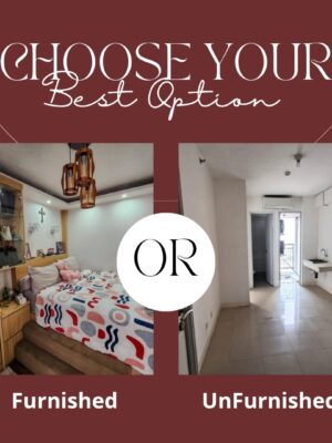 Apartemen unFurnished vs furnished