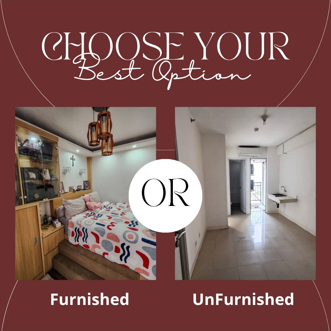 Apartemen unFurnished vs furnished