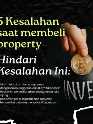 Kesalahan saat membeli property