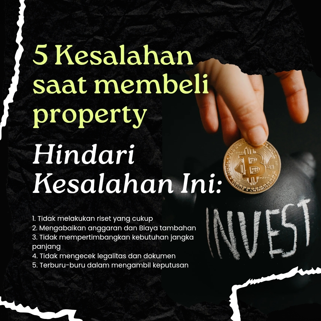 Kesalahan saat membeli property