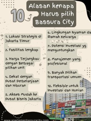 Alasan pilih Bassura City
