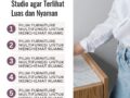 Tips menata apartemen type studio