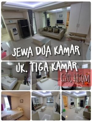 Sewa apartemen Bassura City 2BR hook