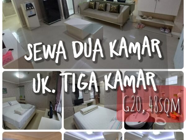 Sewa apartemen Bassura City 2BR hook