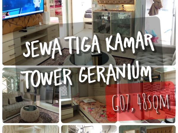Sewa bassura city type 3BR